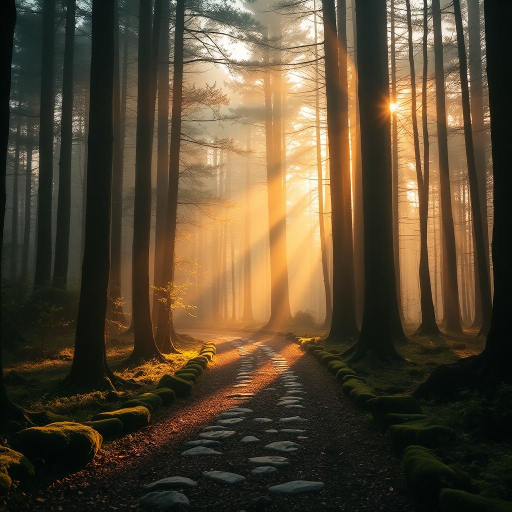 A serene forest path
