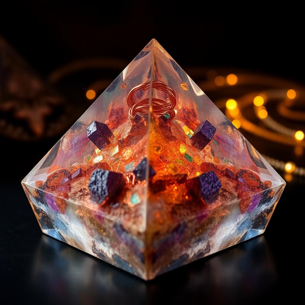 Orgonite Crystal Pyramid